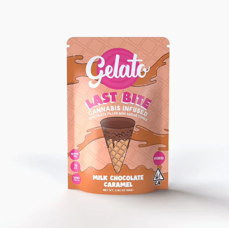Gelato Last Bite Milk Chocolate Caramel 100mg