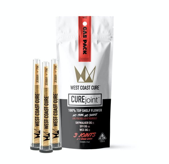 Gas Pack – 1g CUREjoint 3 Pack - SFV OG, Skywalker OG, WCC OG