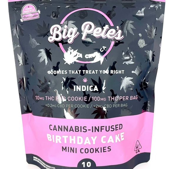 Big Pete’s - Birthday Cake - Indica! - 100mg, NEW LOWER PRICE!