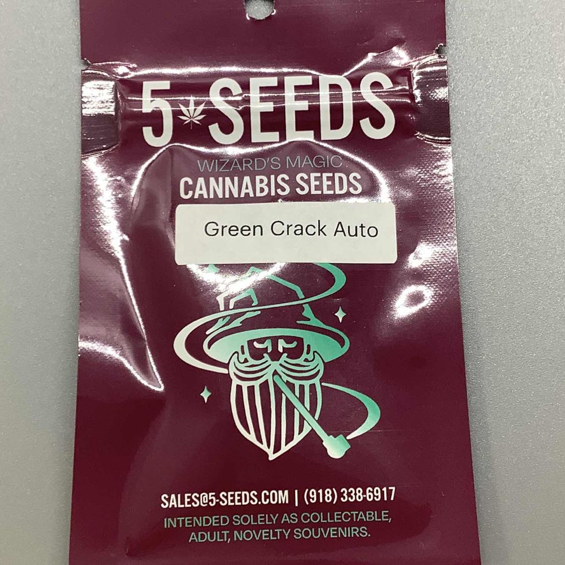 5 Seeds Autoflower Feminized Seeds- Green Crack