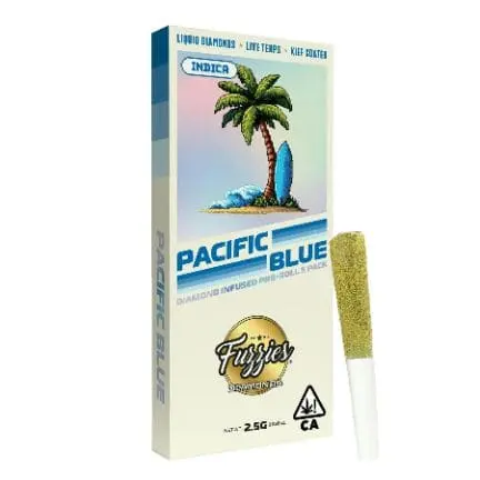 Fuzzies - Pacific Blue 5pk Infused Pre Rolls 2.5g - 2.5 g