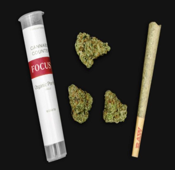 Cannabis Counter Lemon Fatman 1g Preroll