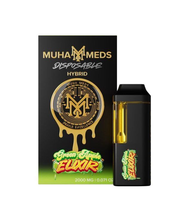 Muha Meds 2G Dispo - Green Apple Elixir