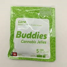 Buddies 20mg Lime Gummies - 5 Pack