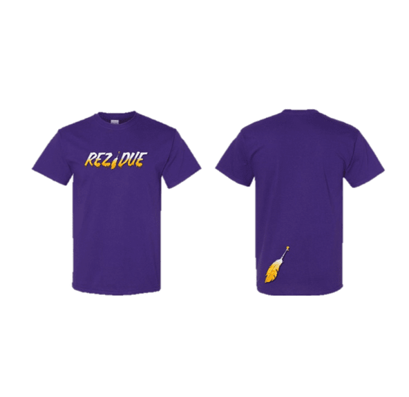 REZIDUE (2XL) PURPLE T SHIRT