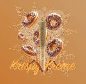 1 x 0.5g Infused Sticky Banger Pre-Roll Hybrid Krispy Kreme by KushKraft