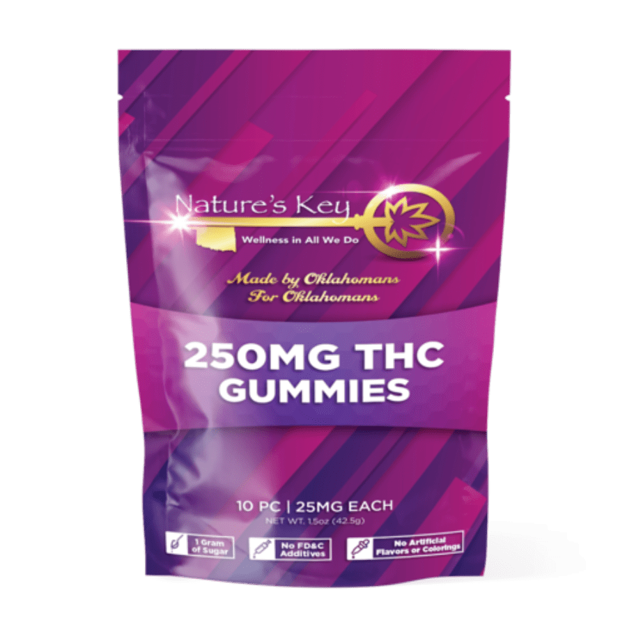 Nature's Key 250mg Gummies ( Green Apple )