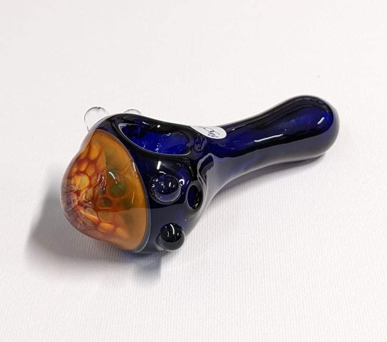 Blue Honeycomb Pipe
