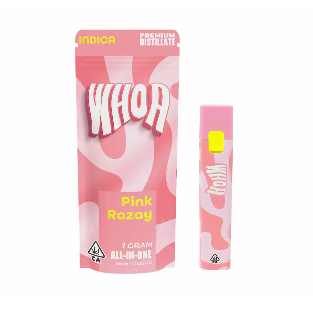 WHOA Pink Rozay AIO Vape 1G