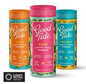 Good Tide — Mango Solventless Hash Rosin Gummies - Mellow 100mg 40.00 g