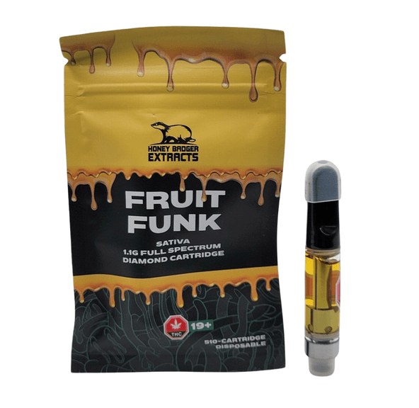 Fruit Funk 1G Liquid Diamond Cartridge by Honey Badger
