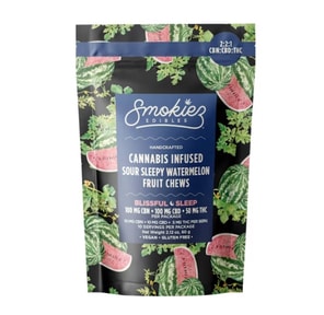 2:2:1 CBN/CBD/THC Blissful Sleep Sour Watermelon 100mg 60.00 g