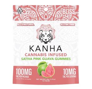 Kanha - Pink Guava - Sativa - 100mg THC - 40 g