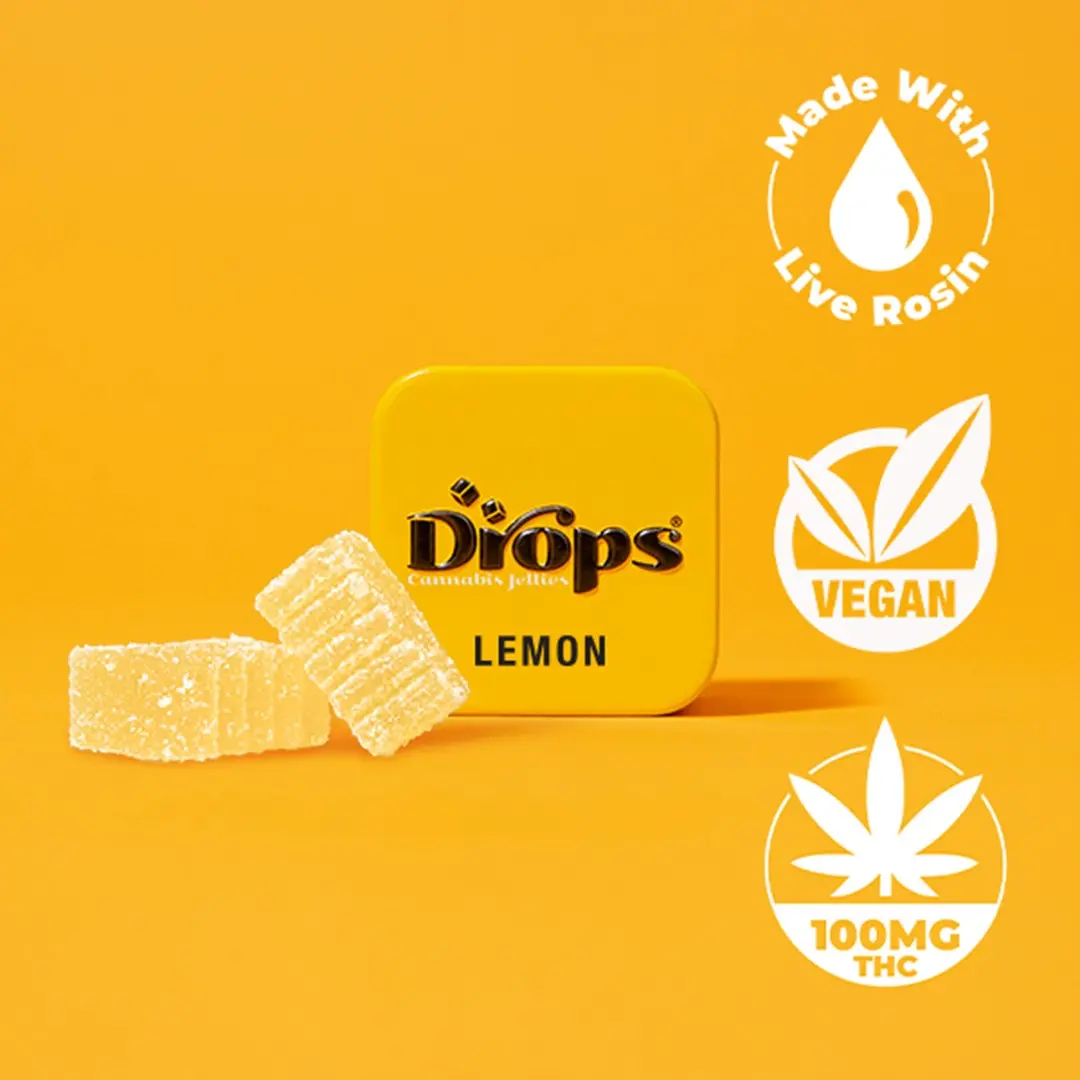 Drops Singles Lemon Gummies 100mg