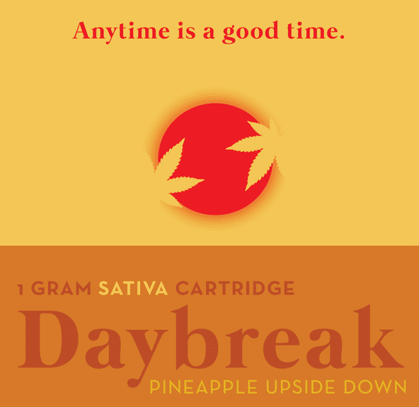 Daybreak - 1g Cartridge - Pineapple Upside Down