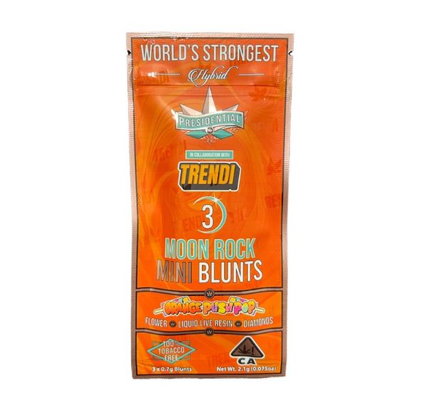 Moon Rock Mini Pre-roll Pack Orange Push Pop