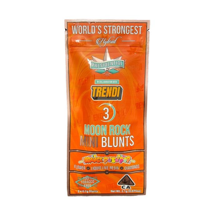 Moon Rock Mini Pre-roll Pack Orange Push Pop