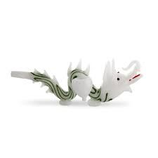 6" GLASS DRAGON HAND PIPE