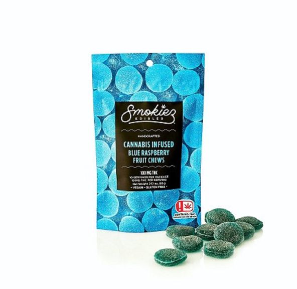 100mg Fruit Chews - Blue Raspberry