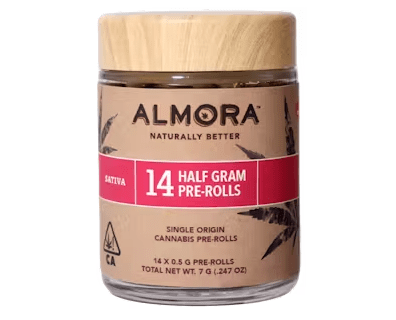 Almora Farm Pre-roll 14pk Tropicana cookies 7g