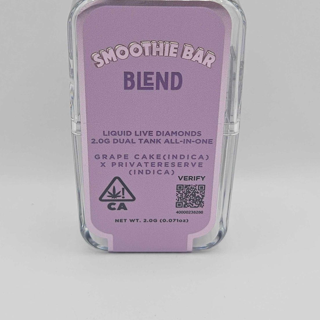 Smoothie Bar - Disposable - Grape Cake x Privatereserve - 2G