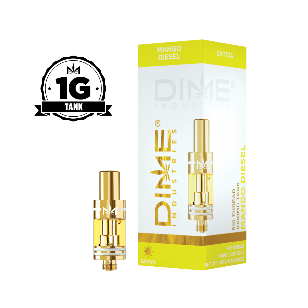 Dime | Vape Cart | 1g | Signature Distillate | Mango Diesel