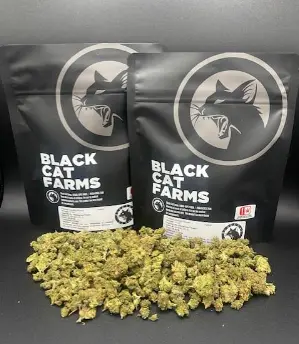Black Cat Farms - Strawnana Flower *$35 oz!