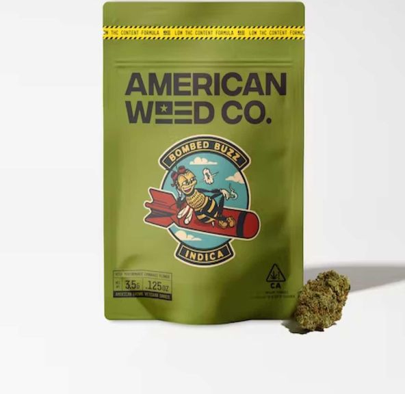 [American Weed Company] Flower - 3.5g - Bombed Buzz - LOW THC