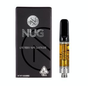 1. NUG 1g THC Live Resin Vape Cartridge - Brrrnana (H) *SALE*