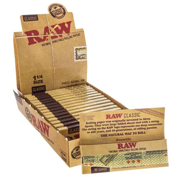 Raw Classic king Size Slim Rolling Paper (HEMP)