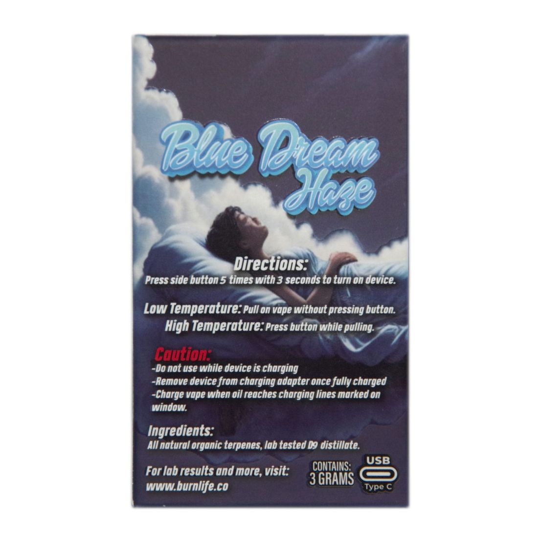 3 Gram Burn Disposable – Blue Dream Haze (3 Gram)