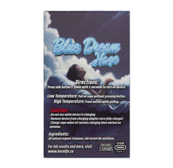 3 Gram Burn Disposable – Blue Dream Haze (3 Gram)