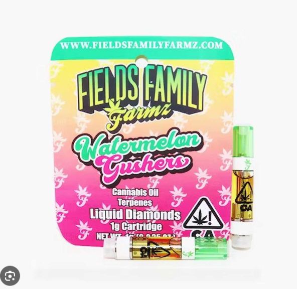 Fields Family Farmz - Liquid Diamond Watermelon Gushers Cartridge 1g