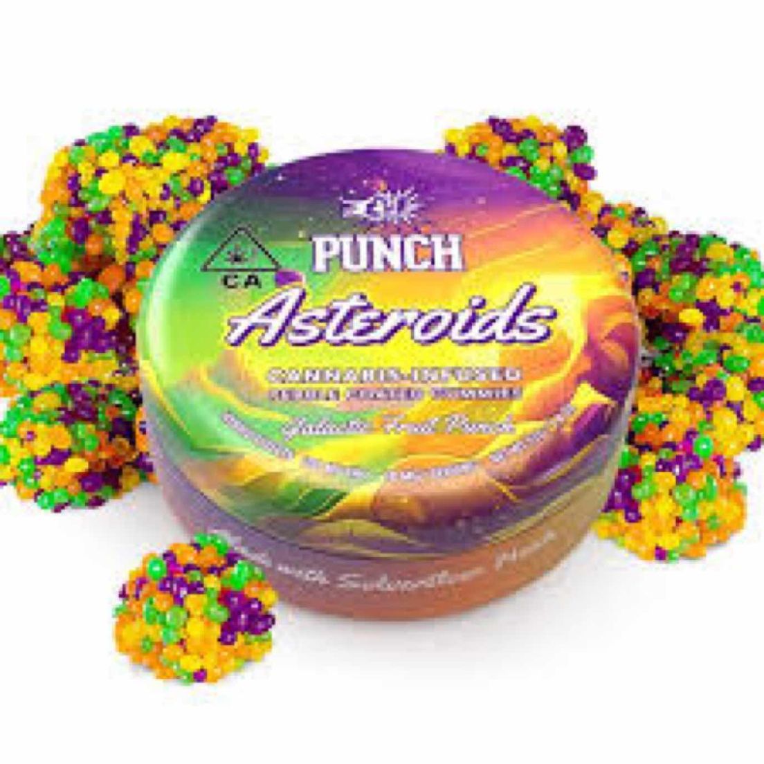 Punch - 100mg Asteroid Gummies (Galactic Fruit Punch)