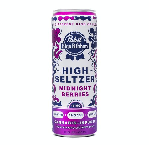 | Pabst Blue Ribbon - Midnight Berries Single Can Seltzer 15mg
