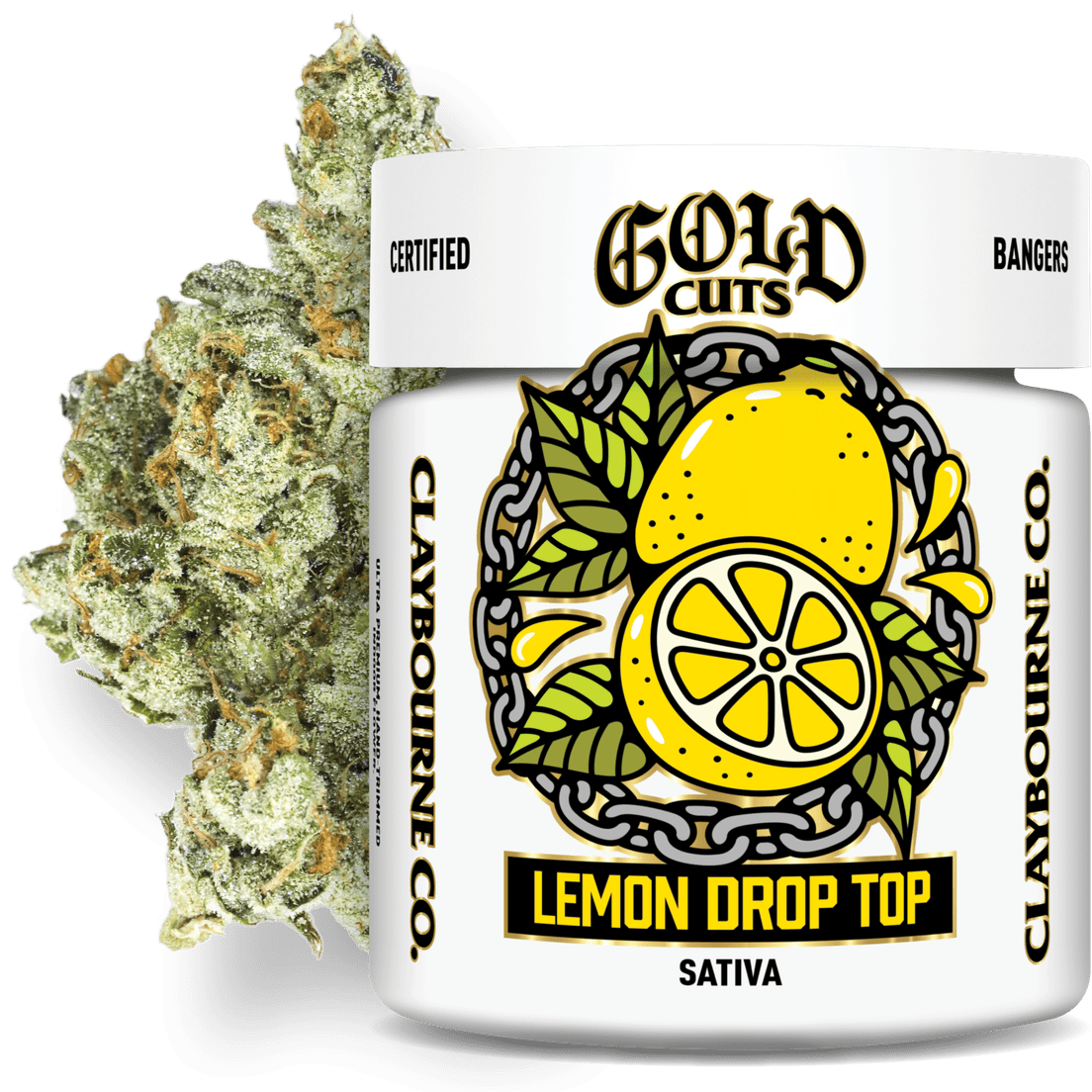 Claybourne Co. - Gold Cuts - 3.5g - Lemon Drop Top