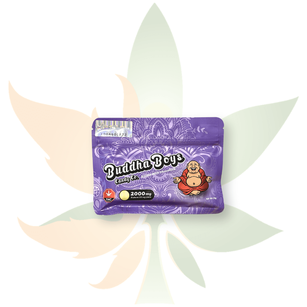 Buddha Boys - 2000mg THC - Chocolate Bar - Milk Chocolate