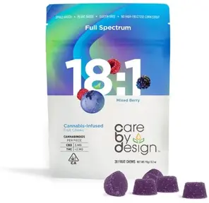Care By Design - Mixed Berry 18:1 CBD:THC Gummies - 105.5mg