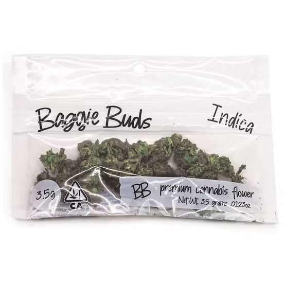 Baggie Buds Flower Bubba Kush 3.5g