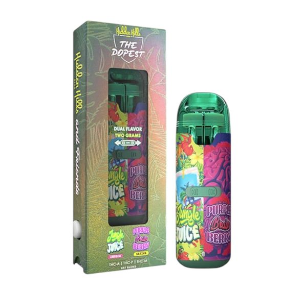 Hidden Hills 2G Disposable & Friends Dual Jungle Juice - Purple Brain Berry