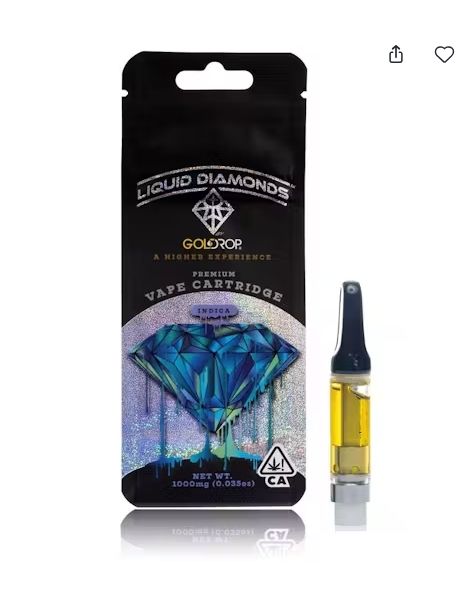 Gold Drop - Kushlato Liquid Diamonds Vape Cart 1g