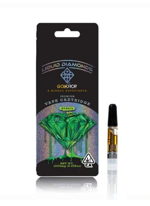 Gold Drop - Thin Mint Liquid Diamonds Vape Cart 1g
