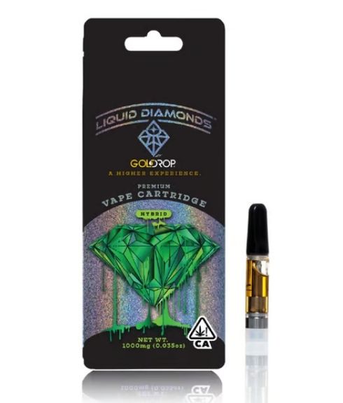 Gold Drop - Thin Mint Liquid Diamonds Vape Cart 1g