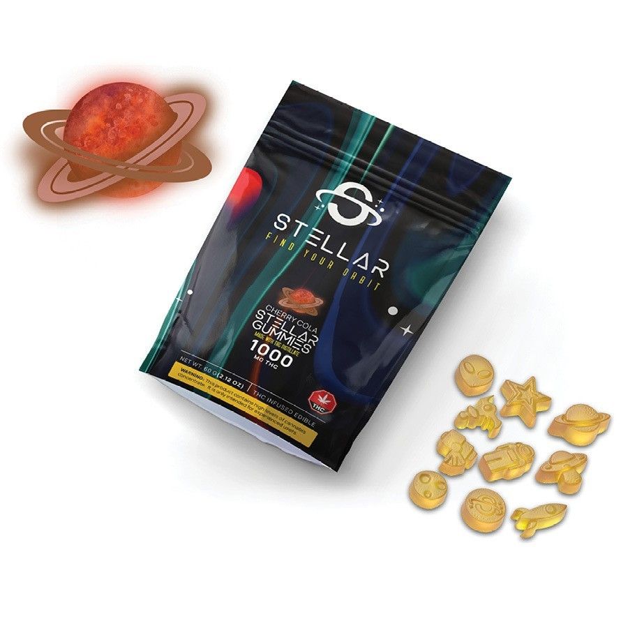 500mg Cherry Cola Gummies - Stellar