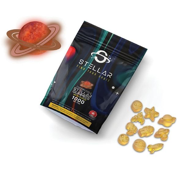 500mg Cherry Cola Gummies - Stellar