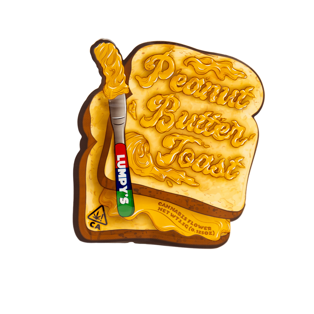 Lumpy's Flowers - Peanut Butter Toast - 1/8 3.5g