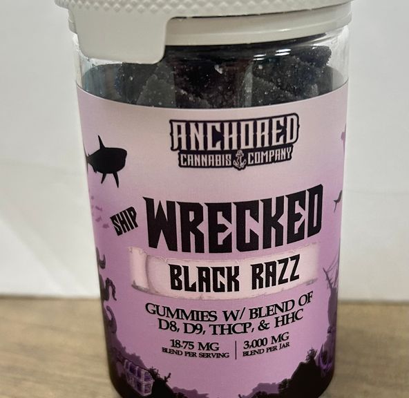 Anchored Shipwrecked Gummy's - Black Razz