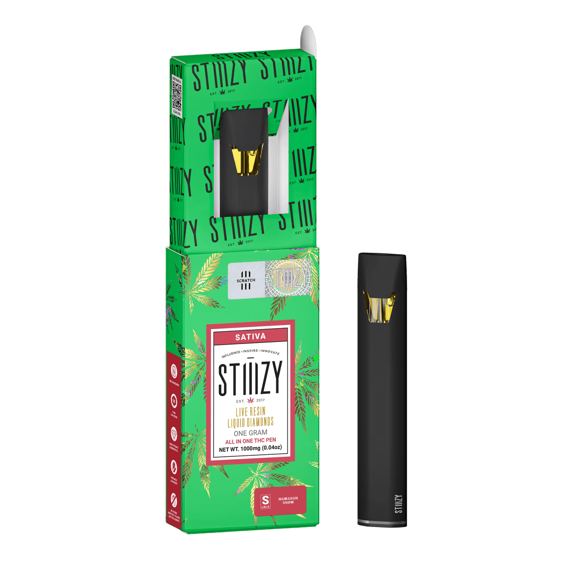 STIIIZY - Hawaiian Snow - 1g Live Resin All-In-One