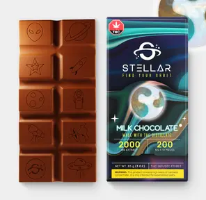 2000mg Milky Way Chocolate Bar by Stellar Treats