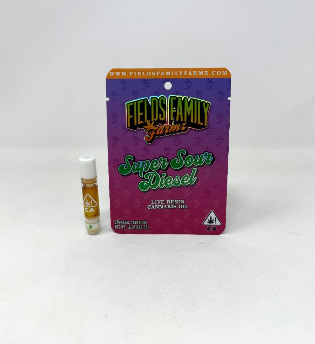 Fields Family Farmz - Super Sour Diesel Live Resin Cart 1g